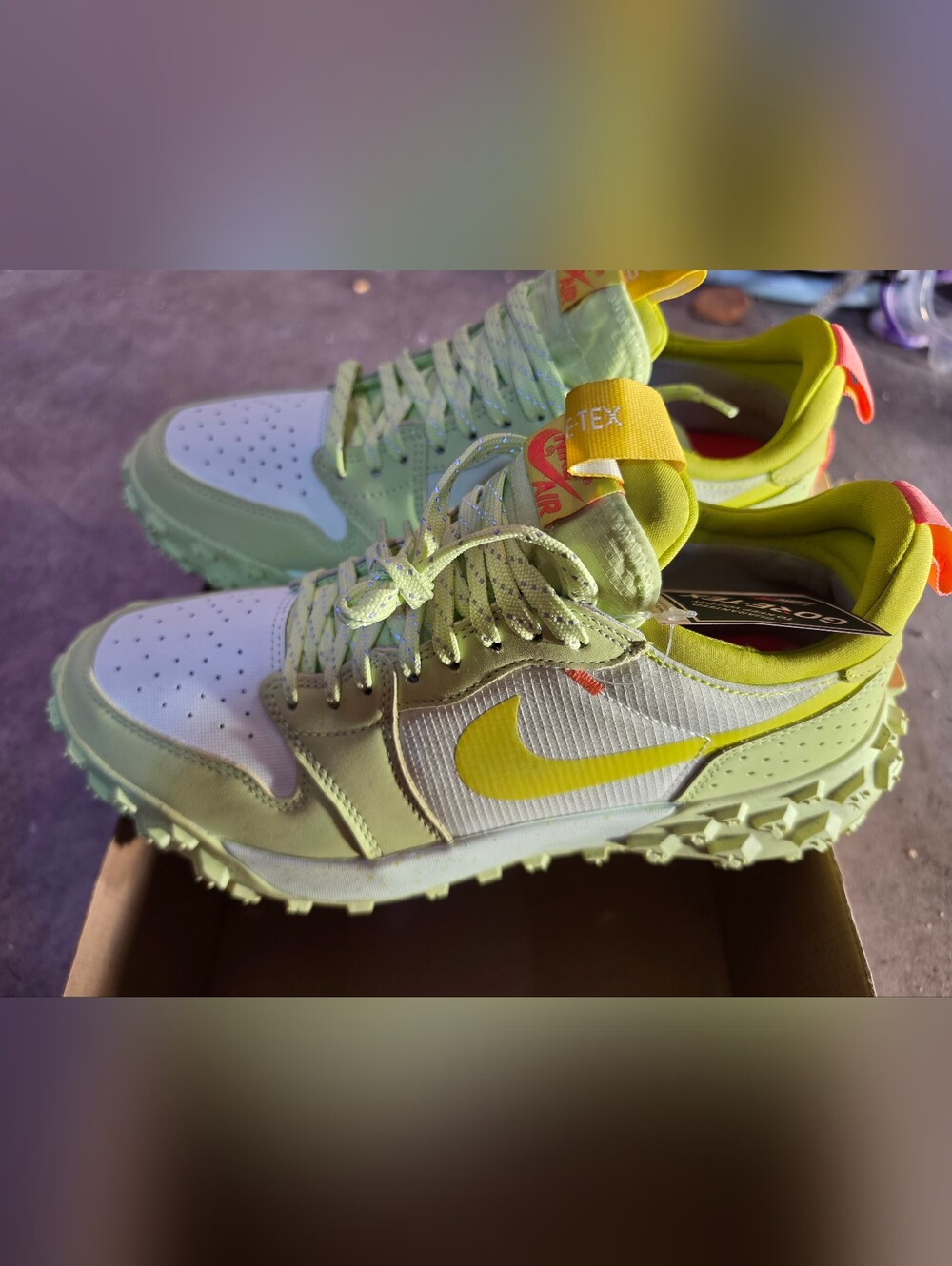 JORDAN AIR 1, ELEMENT LOW AT. GORTEX Trail Running SHOE